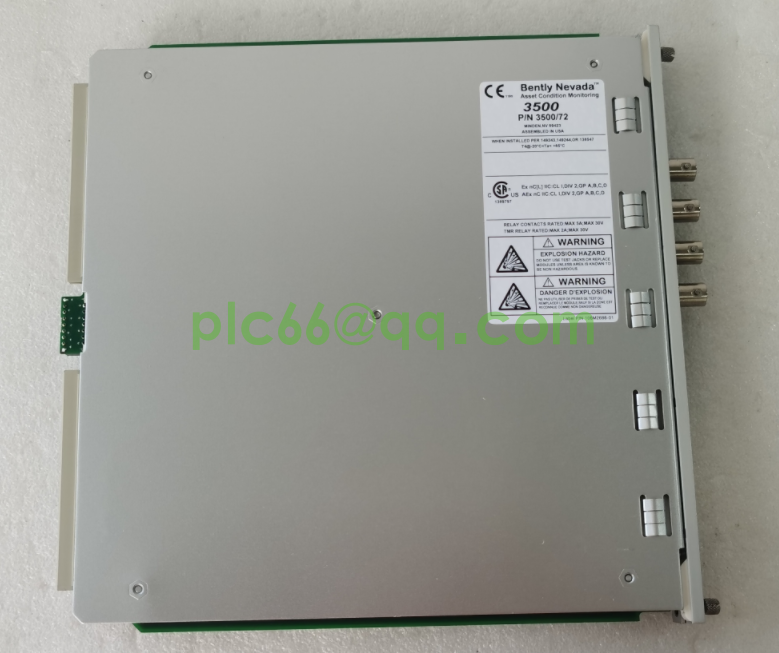 Bently Nevada 3500/72M 176449-08 Recip Rod Drop Monitor(图2) 350072M 176449-08 (2).png