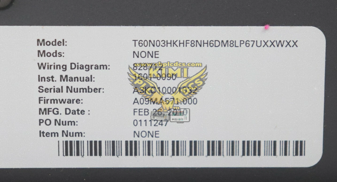 T60-N03-HKH-F8N-H6D-M8L-P67-UXX-WXX PLC/DCS Module Original New Stock(图2) image.png