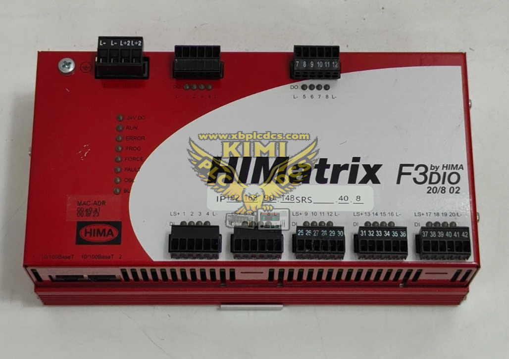 HIMA F3DIO-20/8-02 HIMatrix Mixed Safety Digital I/O Remote Module(图1) image.png