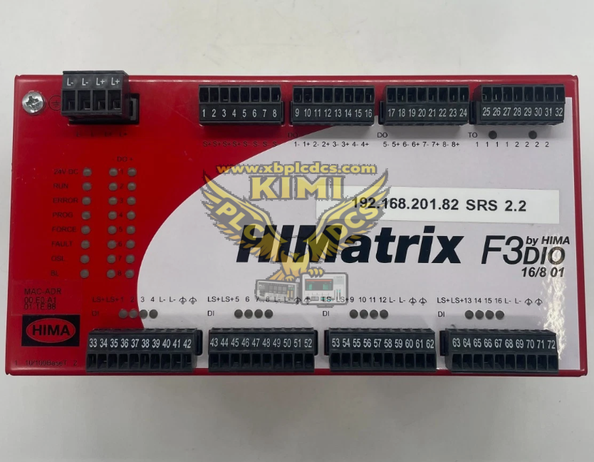 HIMA F3DIO16/801 982200423 HIMatrix Mixed Safety Digital I/O Module(图1) image.png