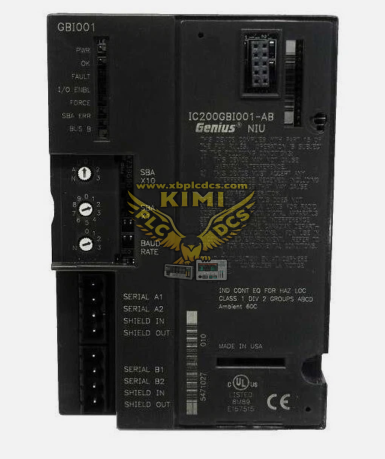 GE 12A0-0103-A3 Industrial Control Module(图1) image.png