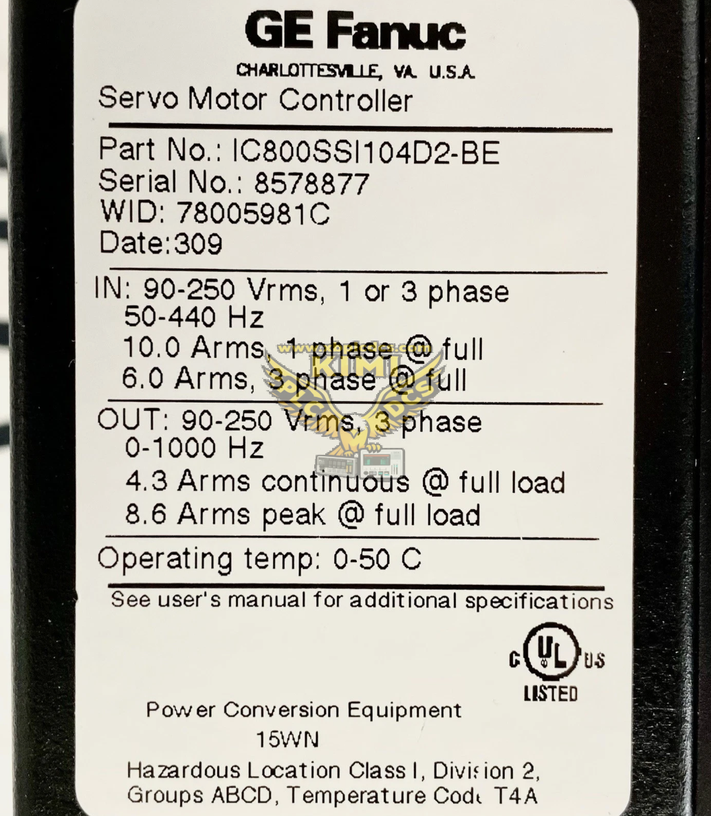 GE IC800SSI228RD2-CE SSI Encoder Interface Motion Module(图1) image.png