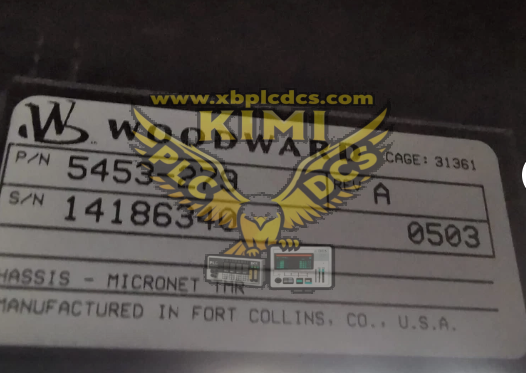 WOODWARD 5453-279 MicroNet 12-Slot Chassis Rack(图1) image.png