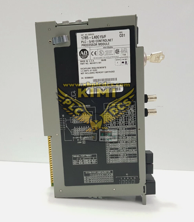 Allen-Bradley 1785-L40C15 PLC-5 ControlNet Processor Module(图1) image.png
