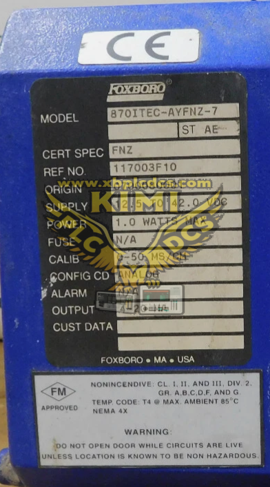 FOXBORO 870ITEC-AYFNZ-7 Product Brief Description(图1) image.png