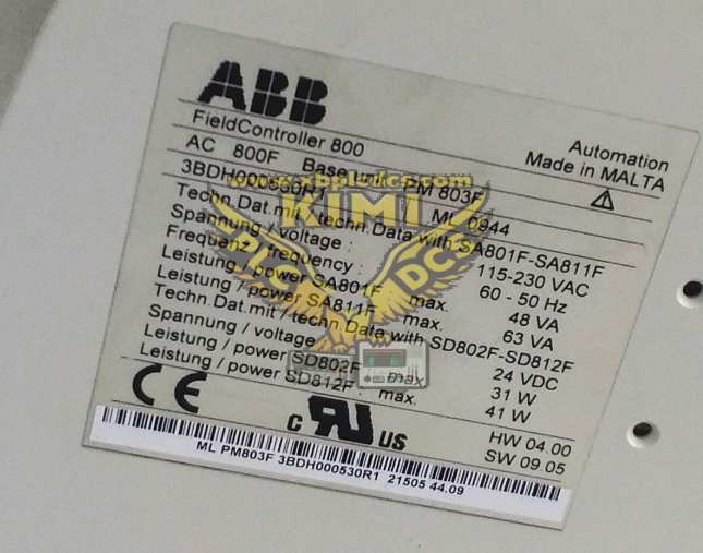 1746-NI16I , PM803F 3BDH000530R1 , 1C31122G01 ,1C31125G02 (图2) image.png