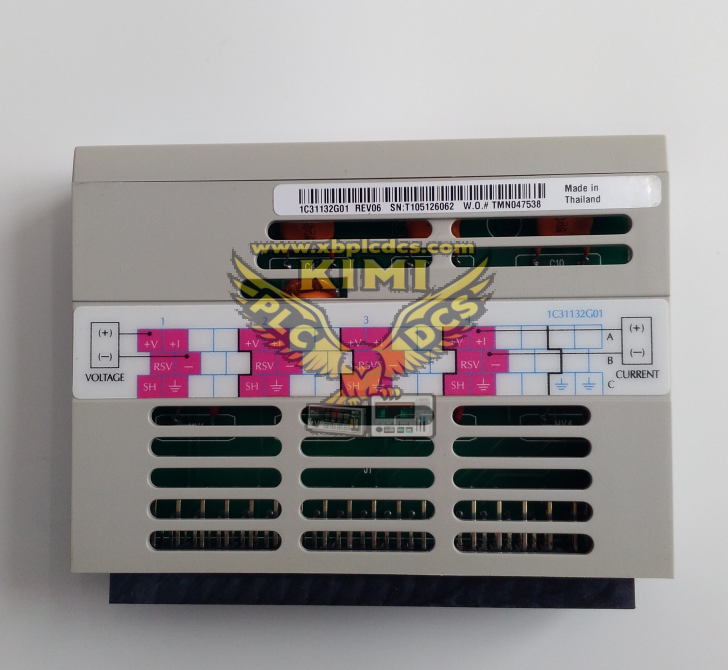 Emerson 1C31132G01 Ovation 4-CH Analog Output Personality Module(图1) image.png