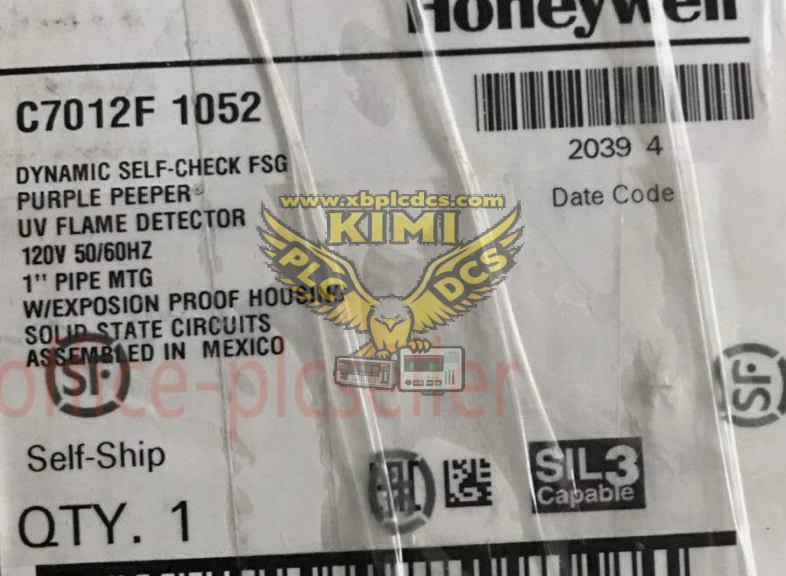 Honeywell C7012F1052 Ultraviolet Flame Detector (Purple Peeper)(图1) image.png