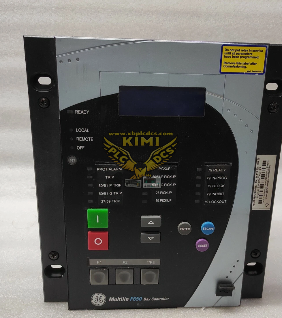 GE Multilin F650‑N‑F L‑F‑2‑G‑5‑HI‑P‑6E Feeder Protection Relay & Bay Controller(图1) image.png