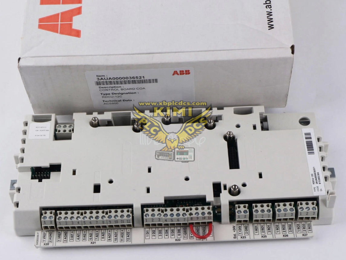 ABB RDCU-12C 3AUA0000036521 ACS800 Drive Control Unit(图1) image.png